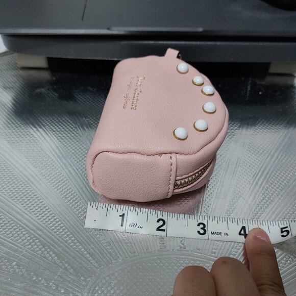 Juicy Couture Good Size Clip On Mini Coin Purse Mini Wallet Bag Charm Keyring - Picture 3 of 7